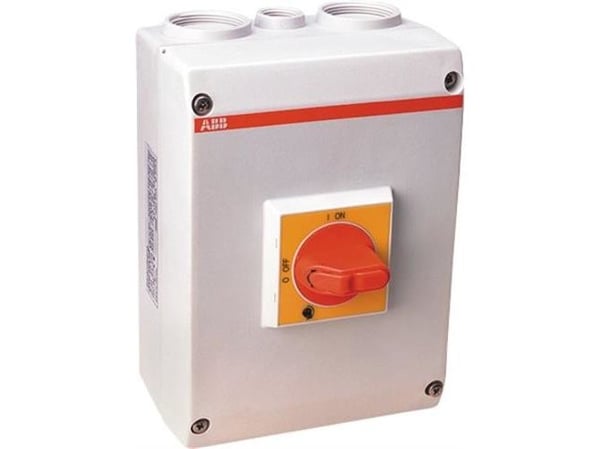 ABB OTP16KA3M, Roterande brytare, 3P, Plast, Vit, IP65, Finland