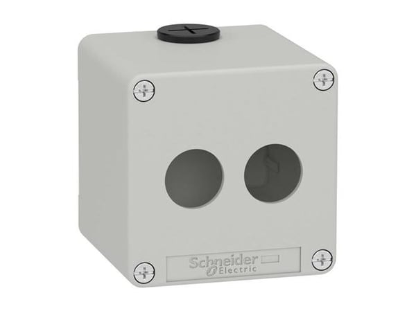 Schneider Harmony XAP Kontrollkabin tom grå 2 XAPD1502-porter