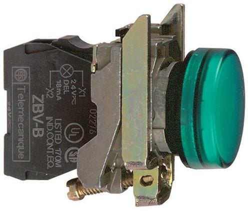 Schneider Electric XB4BVB3 Merkkivalot Vihreä 24 V/DC, 24 V/AC 1 kpl