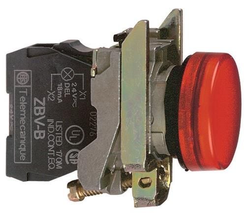 Schneider Electric XB4BVB4 Merkinantolaite 24 V/DC, 24 V/AC 1 kpl 1 kpl