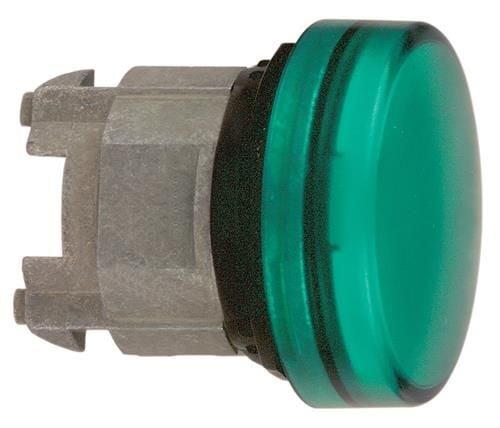 Schneider Electric ZB4, Nappi, Vihreä, BA 9s, IP66, IK06, Luokka I