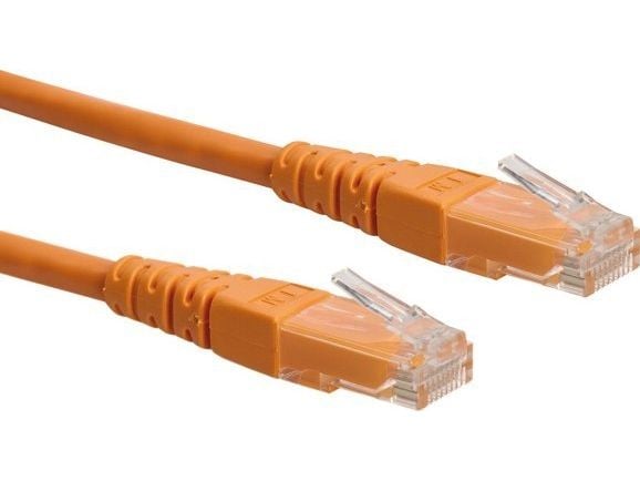 ROLINE 5m Cat6 UTP, 5 m, Cat6, U/UTP (UTP), RJ-45, RJ-45, Oranssi