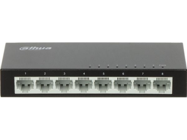 Dahua Technology Access PFS3008-8ET-V2, Uhåndtert, L2, Fast Ethernet (10/100), Kan monteres på vegg