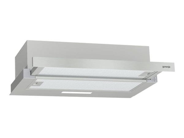 Gorenje Essential TH62E3X - Panser - teleskopisk - bredde: 60 cm - dybde: 30.6 cm - ekstraksjon og resirkulasjon (-) - rustfritt stål