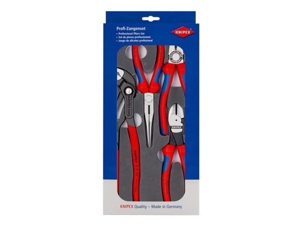 KNIPEX Basic - Tångsats - 4 delar - i bricka