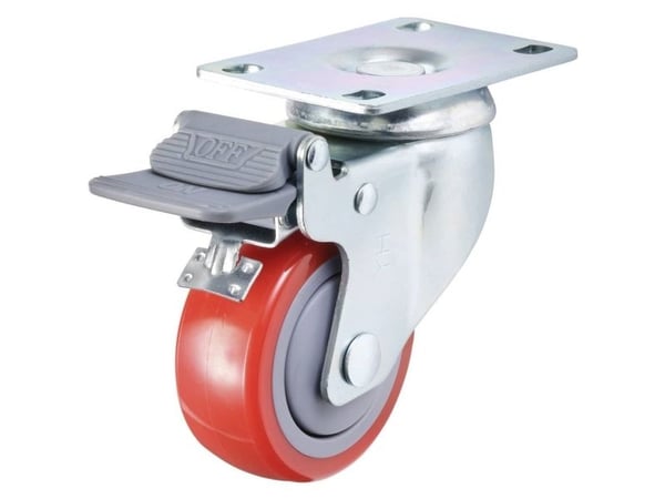 TOOLCRAFT TO-7935651 styrehjul for tung last hjuldiameter 76 mm bæreevne (maks.) 100 kg 1 stk