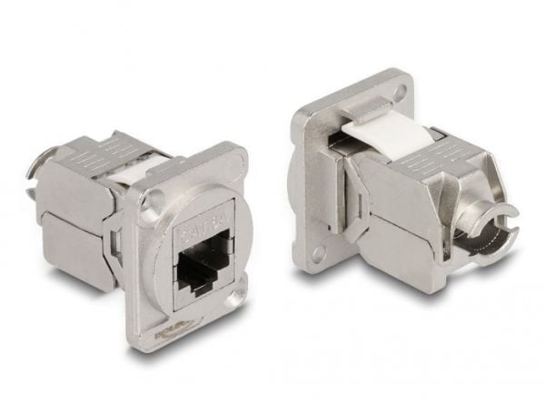 Delock D-tyyppinen moduuli RJ45 Cat.6A -liittimestä LSA-liittimeen