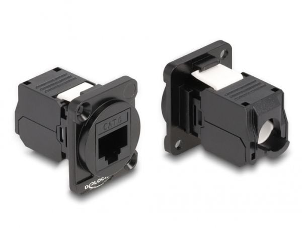 Delock D-typ modul RJ45 Cat.6 jack till LSA jack