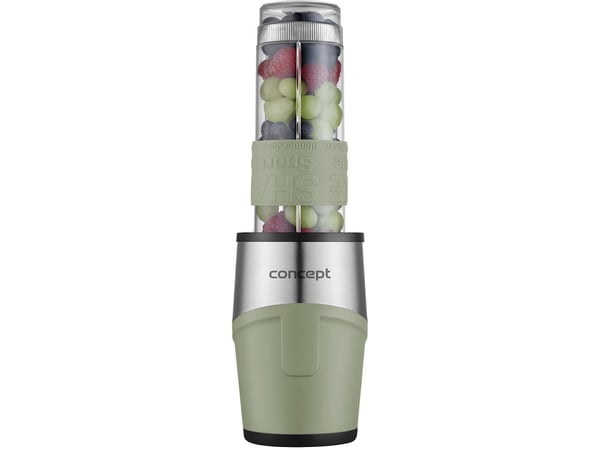 Concept SM3480, Pöydällä pidettävä tehosekoitin, 570 L, 1 m, 500 W, Vihreä, Ruostumaton teräs