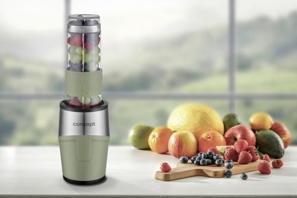 Concept SM3480, Pöydällä pidettävä tehosekoitin, 570 L, 1 m, 500 W, Vihreä, Ruostumaton teräs