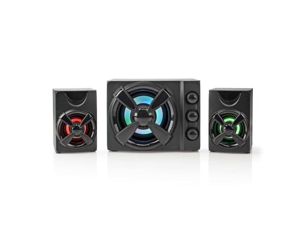 Nedis Gaming GSPR31021BK - Høyttalersystem - 2,1 kanaler - 11 watt (Total) - svart