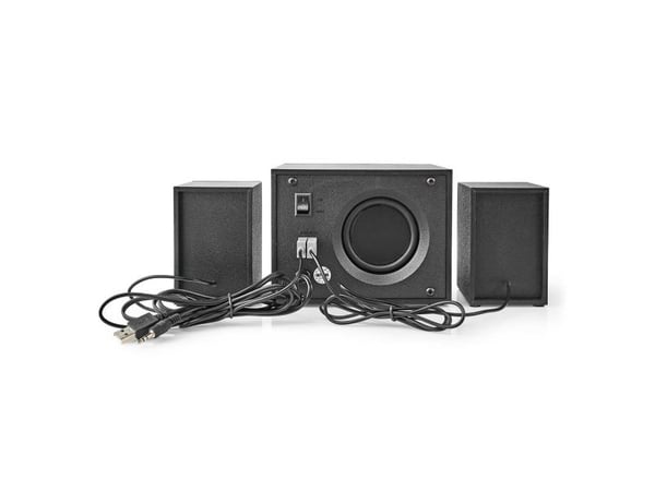 Nedis Gaming GSPR31021BK - Høyttalersystem - 2,1 kanaler - 11 watt (Total) - svart