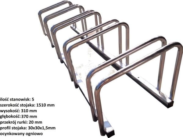 Unimet BICYCLE RACK 5 ISTUIMET, FIRE-GUARDEN