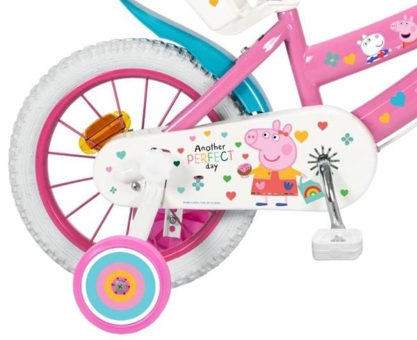 Børnecykel 14" Peppa Pig pink 1495 TOIMSA