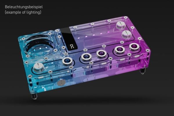 Alphacool Core Distro Plate 240 mm Oikea VPP/D5 - akryyli