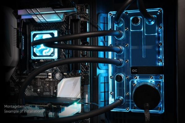 Alphacool Core Distro Plate 240 mm Oikea VPP/D5 - akryyli