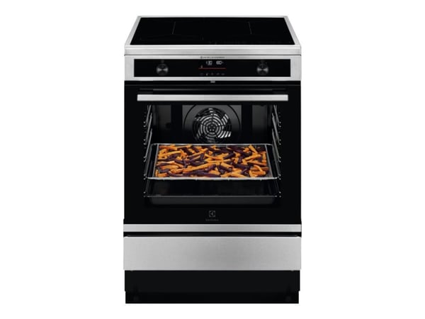 Electrolux LKI6489NOX - Liesi - höyrytoiminnolla - vapaasti seisova - leveys: 59,6 cm - syvyys: 60 cm - korkeus: 85 cm - itsepuhdistuvalla keittimellä