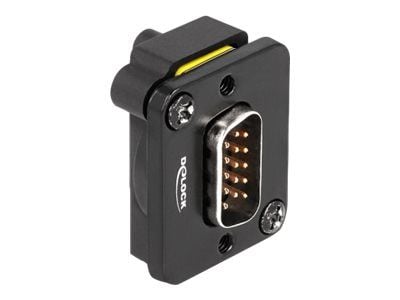 Delock - D-Type - VGA socket mechanism - VGA - 1 video socket - svart