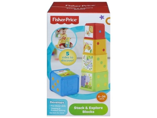 Fisher Price Stack & Explore Blocks