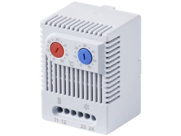 TRU COMPONENTS Termostaatti TC-ZR011 1 x kosketin, 1 x katkaisija (L x S x K) 67 x 46 x 50 mm 1 kpl 1 kpl