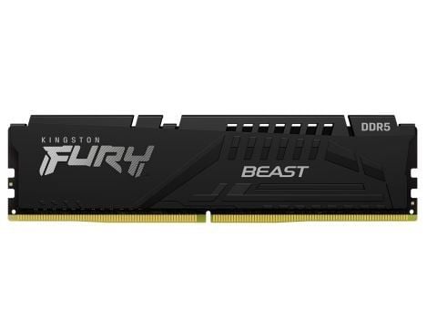 Kingston FURY Beast - DDR5 - modul - 32 GB - DIMM 288-pin - 5600 MT/s / PC5-44800 - CL36 - 1.25 V - ikke-bufret - on-die ECC - svart