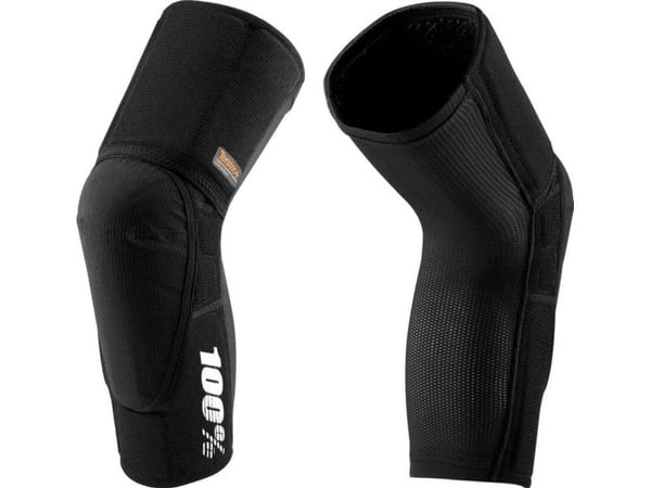 100 % Knebeskyttere 100 % TERATEC PLUS Knee Guard sort størrelse. M (NY)