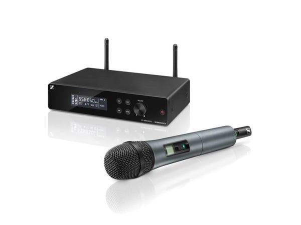 Sennheiser XSW 2-835-A, Käsimikrofoni, Dynaaminen mikrofoni, 80 - 14000 Hz, Telineasennettava vastaanotin, Metalli, Sisäänrakennettu lähetin