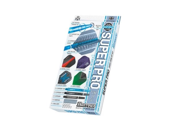 Harrows Darts Super Pro Tune Up Set, Tillbehörskit för dart, Multifärg, 26 styck