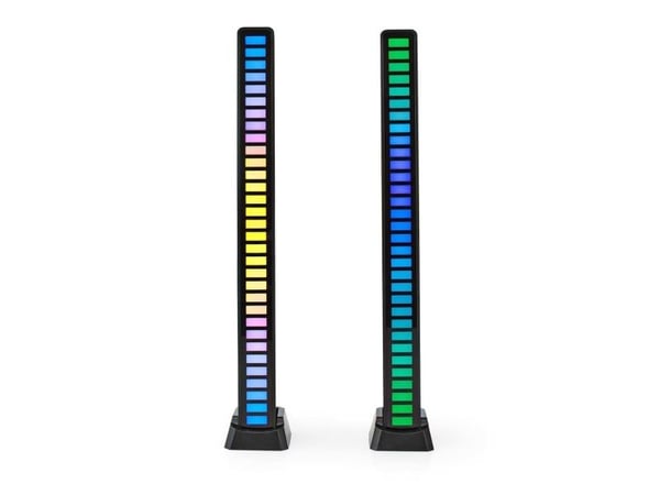 Nedis GALDP110BK, Lysboks, Sort, Akrylonitril-butadien-styren (ABS), Ambience, 64 ampuller, LED