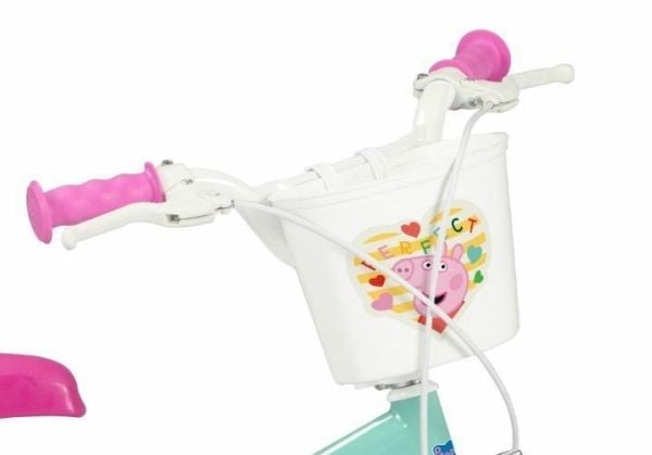 Børnecykel 14" Peppa Pig grøn 1498 TOIMSA
