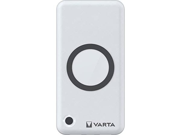 Varta - Trådløs nødlader - 2-i-1 - Li-pol - 15000 mAh - 55.5 Wh - 20 watt - 3 A - PD, QC 3.0 - 3 utgangskontakter (2 x USB, USB-C)