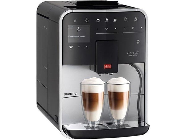 Melitta CAFFEO Barista T Smart F831-101 - Automatisk kaffemaskin med melkeskummer - 15 bar - sølv