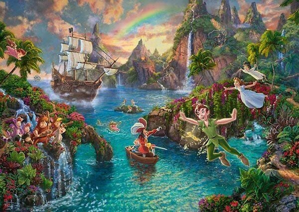 Schmidt Spiele Disney Peter Pan, 1000 stykker, Tegneserier