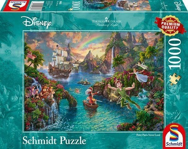 Schmidt Spiele Disney Peter Pan, 1000 stykker, Tegneserier
