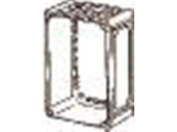 Fibox Base, PC Aukot, 5x koko 2 laippa + 1x koko 3 laippa 3530319 Kabinet-underdel 560 x 380 x 150 Polykarbonat Gråhvid (RAL 7035) 1 stk