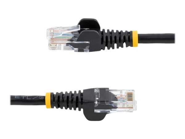 StarTech.com 7m Black Cat5e / Cat 5 Snagless Ethernet Patch Cable 7 m - Patchkabel - RJ-45 (han) til RJ-45 (han) - 7 m - UTP - CAT 5e - knastfri - ...