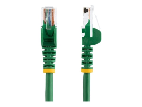 Startech 5m Green Cat5e / Cat 5 Snagless Ethernet Patch Cable 5 m - Nettverkskabel - RJ-45 (hann) til RJ-45 (hann) - 5 m - UTP - CAT 5e - uten hind...