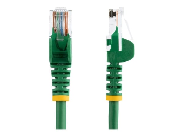 Startech 1m Green Cat5e / Cat 5 Snagless Patch Cable - Koblingskabel - RJ-45 (hann) til RJ-45 (hann) - 1 m - UTP - CAT 5e - formstøpt, uten hindrin...