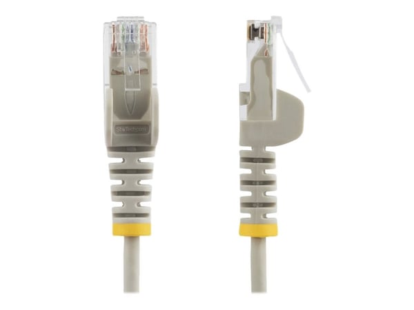 Startech 50cm Slim LSZH CAT6 Ethernet Cable, 10 Gigabit Snagless RJ45 100W PoE Patch Cord, CAT 6 10GbE UTP Network Cable w/Strain Relief, Grey, ETL...