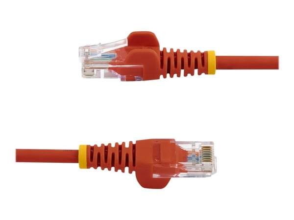 Startech 5m Red Cat5e / Cat 5 Snagless Ethernet Patch Cable 5 m - Nettverkskabel - RJ-45 (hann) til RJ-45 (hann) - 5 m - UTP - CAT 5e - uten hindri...