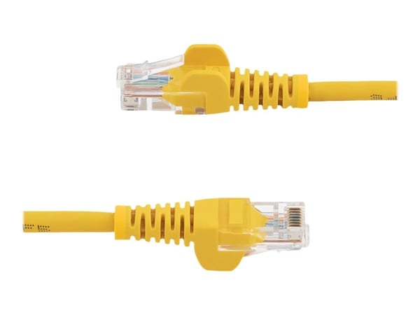 Startech 3m Yellow Cat5e / Cat 5 Snagless Patch Cable - Koblingskabel - RJ-45 (hann) til RJ-45 (hann) - 3 m - UTP - CAT 5e - formstøpt, uten hindri...