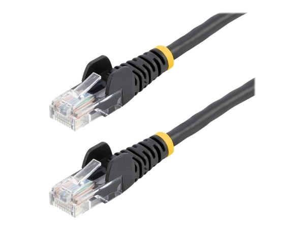 StarTech.com 7m Black Cat5e / Cat 5 Snagless Ethernet Patch Cable 7 m - Patchkabel - RJ-45 (han) til RJ-45 (han) - 7 m - UTP - CAT 5e - knastfri - ...