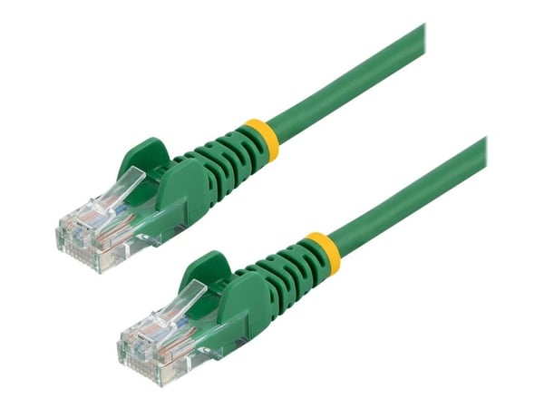 Startech 5m Green Cat5e / Cat 5 Snagless Ethernet Patch Cable 5 m - Nettverkskabel - RJ-45 (hann) til RJ-45 (hann) - 5 m - UTP - CAT 5e - uten hind...