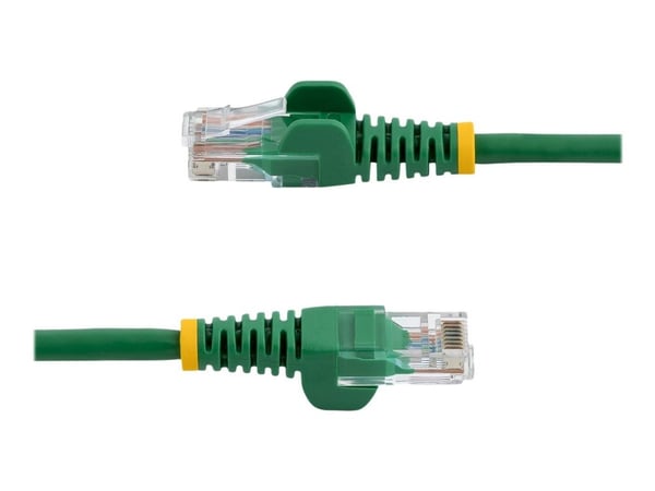 Startech 5m Green Cat5e / Cat 5 Snagless Ethernet Patch Cable 5 m - Nettverkskabel - RJ-45 (hann) til RJ-45 (hann) - 5 m - UTP - CAT 5e - uten hind...