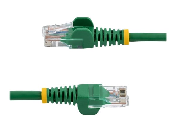 Startech 1m Green Cat5e / Cat 5 Snagless Patch Cable - Koblingskabel - RJ-45 (hann) til RJ-45 (hann) - 1 m - UTP - CAT 5e - formstøpt, uten hindrin...