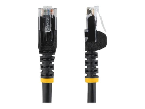 Startech 10m Black Cat5e / Cat 5 Snagless Ethernet Patch Cable 10 m - Koblingskabel - RJ-45 (hann) til RJ-45 (hann) - 10 m - UTP - CAT 5e - uten hi...