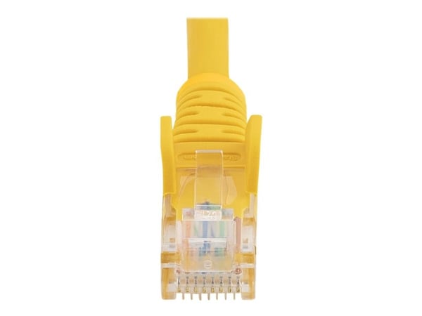 Startech 3m Yellow Cat5e / Cat 5 Snagless Patch Cable - Koblingskabel - RJ-45 (hann) til RJ-45 (hann) - 3 m - UTP - CAT 5e - formstøpt, uten hindri...