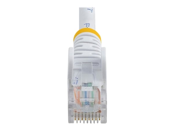 Startech 5m White Cat5e / Cat 5 Snagless Ethernet Patch Cable 5 m - Nettverkskabel - RJ-45 (hann) til RJ-45 (hann) - 5 m - UTP - CAT 5e - uten hind...