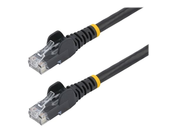Startech 10m Black Cat5e / Cat 5 Snagless Ethernet Patch Cable 10 m - Koblingskabel - RJ-45 (hann) til RJ-45 (hann) - 10 m - UTP - CAT 5e - uten hi...