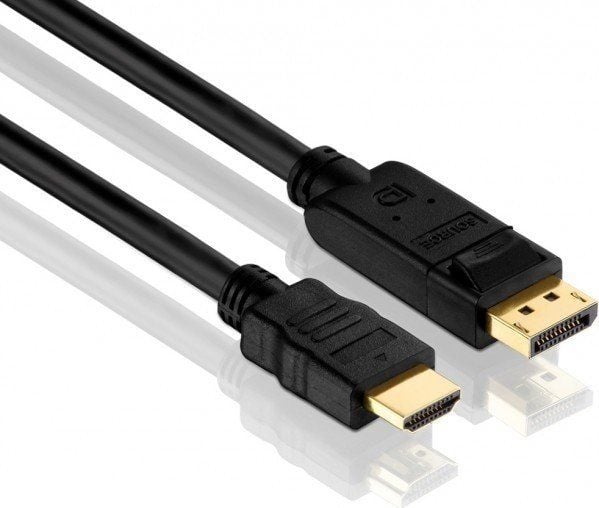 Lindy 36922, 2 m, DisplayPort, HDMI-tyyppi A (vakio), Uros, Uros, Suora